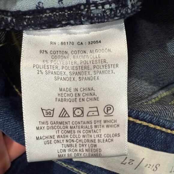 Pilcro and the Letterpress Anthropologie Stet Slit Ankle Denim Jeans Womens 27 - Picture 9 of 9